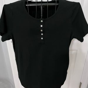 Croft and Barrow black shirt